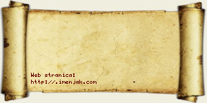 Anđela Piperski vizit kartica